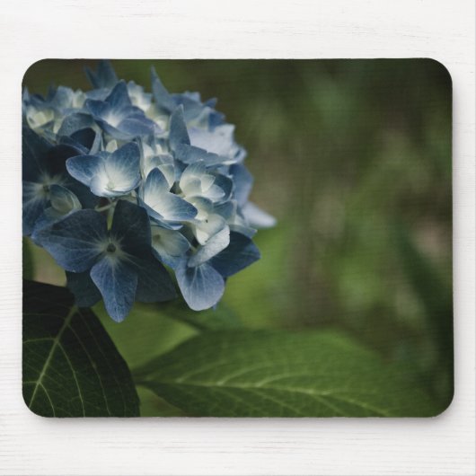 Blue Hydrangea 8519 Mousepad Muismat (Voorkant)