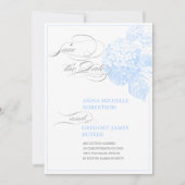 Blue Hydrangea Aankondiging (Voorkant)