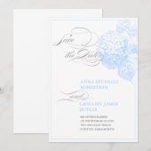 Blue Hydrangea Aankondiging (Voorkant / Achterkant)