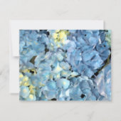 Blue Hydrangea - Aankondiging nieuw adres (Achterkant)
