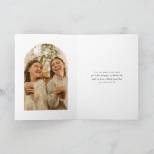 Blue Hydrangea Arch Proposal Kaart, foto binnen Bedankkaart (Binnen)