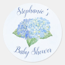 Blue Hydrangea Baby shower, speciaal aangepast