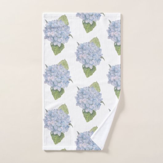 Blue Hydrangea Bad Handdoek (Handdoek)