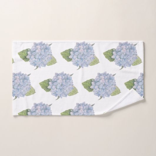 Blue Hydrangea Bad Handdoek (Handdoek)