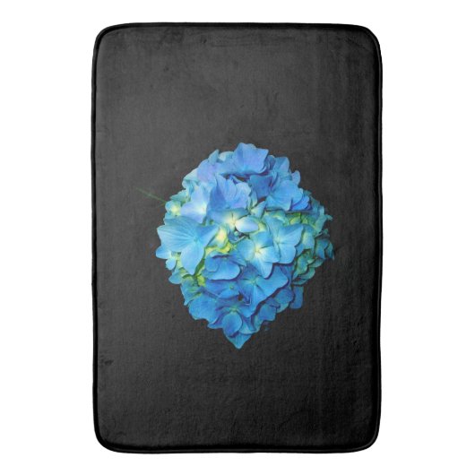 Blue Hydrangea Badmat (Voorkant Verticaal)