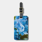 Blue Hydrangea Bagagelabel (Voorkant verticaal)