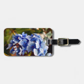Blue Hydrangea Bagagelabel (Voorkant horizontaal)