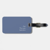 Blue Hydrangea Bagagelabel (Achterkant horizontaal)