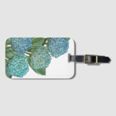 Blue Hydrangea Bagagelabel (Voorkant (horizontaal))