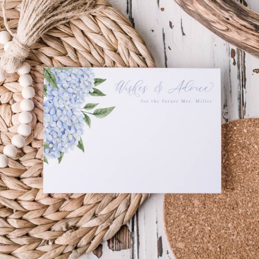 Blue Hydrangea Bloemen Bloemen Bloemen Floral Advi Informatiekaartje