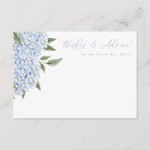 Blue Hydrangea Bloemen Bloemen Bloemen Floral Advi Informatiekaartje