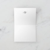 Blue Hydrangea Bloom Traditional Bedankkaart (Binnen)