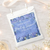 Blue Hydrangea Blooms Gepersonaliseerd Vrijgezelle Bedankzakje (Geknipt)