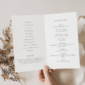 Blue Hydrangea Blooms Trouwpapier Programma Flyer