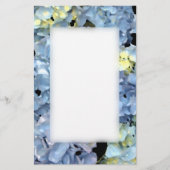 Blue Hydrangea Blossom Briefpapier (Voorkant)