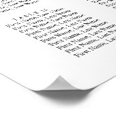 Blue Hydrangea Blush Roos 15 Tafels ZITSCHEMA Poster (Hoek)