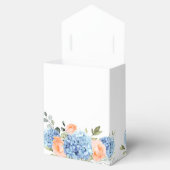 Blue Hydrangea Blush Roos Eucalyptus Vrijgezellenf Bedankdoosjes (Geopend)