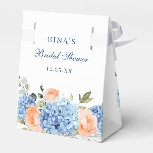 Blue Hydrangea Blush Roos Eucalyptus Vrijgezellenf Bedankdoosjes (Achterkant)