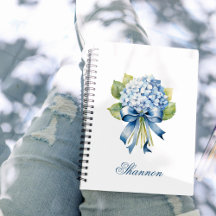 Blue Hydrangea Boeket Gepersonaliseerd bruidsmeisj