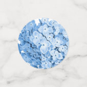 Blue Hydrangea Bridal Shower Best Day Ever Confetti (Kleine voorkant)
