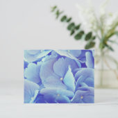 Blue Hydrangea Briefkaart (Staand voorkant)