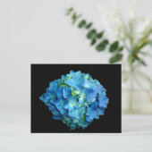 Blue Hydrangea Briefkaart (Staand voorkant)