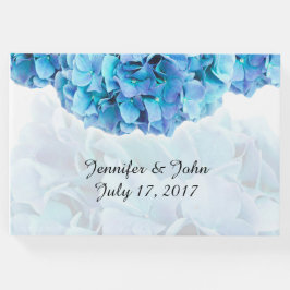 Blue Hydrangea Bruiloft Gastenboek