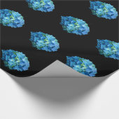 Blue Hydrangea Cadeaupapier (Hoek)