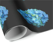 Blue Hydrangea Cadeaupapier (Rol Hoek)