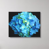 Blue Hydrangea Canvas Afdruk (Voorkant)