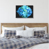 Blue Hydrangea Canvas Afdruk (Insitu (Slaapkamer))