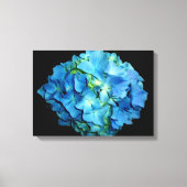 Blue Hydrangea Canvas Afdruk (Voorkant)