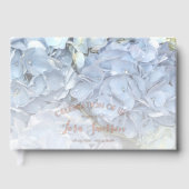 Blue Hydrangea Celebration of Life Memorial Gastenboek (Voorkant)