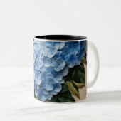 Blue Hydrangea Coffee Mok (Voorkant rechts)