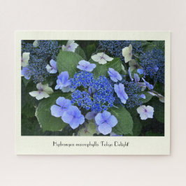 Blue Hydrangea Collectable Flower Legpuzzel