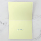 Blue Hydrangea creditcard Kaart (Binnen)