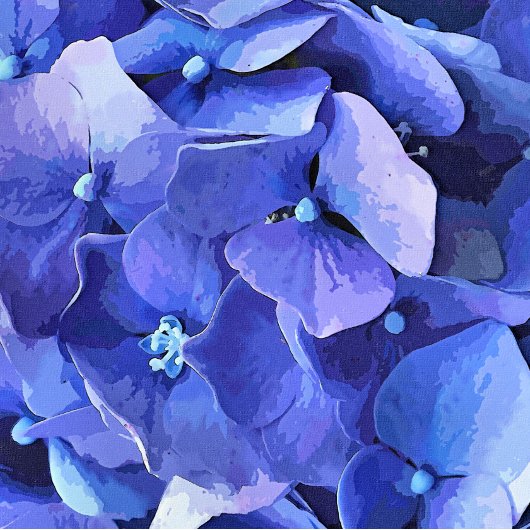 BLUE HYDRANGEA CROSSBODY TAS