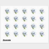 Blue Hydrangea Dank u Stickers (Vel)