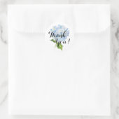 Blue Hydrangea Dank u Stickers (Tas)