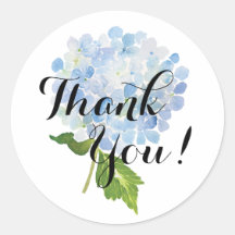 Blue Hydrangea Dank u Stickers