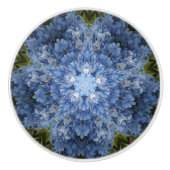 Blue Hydrangea Drawer Knob Keramische Knop (Voorkant)