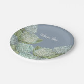 Blue Hydrangea/Dusty Blue Papieren Bordje (Gekanteld)