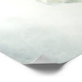 Blue Hydrangea en Pink Peony Print (Hoek)