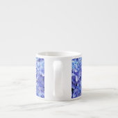 Blue Hydrangea Espresso Cup Espresso Kop (Achterkant)