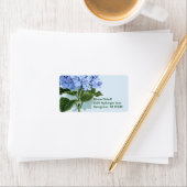 Blue Hydrangea Etiket (Insitu)