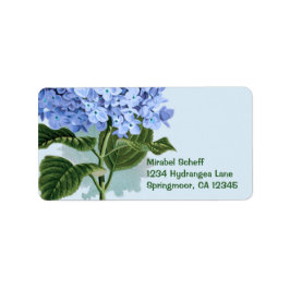  Blue Hydrangea Etiket