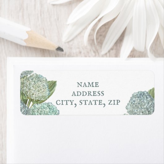 Blue Hydrangea Etiket (Insitu)