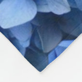Blue Hydrangea Fleece Deken (Hoek)