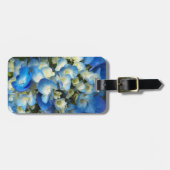  Blue Hydrangea Floral Bagagelabel (Voorkant horizontaal)