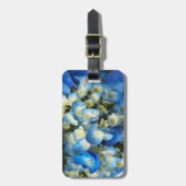  Blue Hydrangea Floral Bagagelabel (Voorkant verticaal)